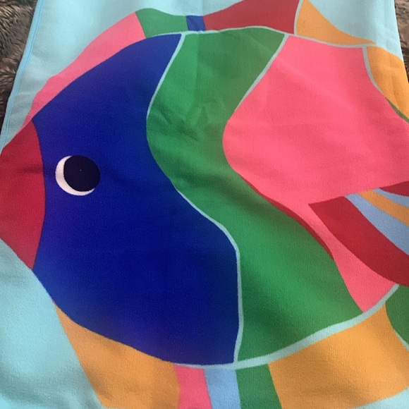 Kate Spade Colorful Fish Beach Towel-HOSTPICK - Picture 3 of 7